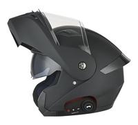 Letetexi Casco Modulare Moto Bluetooth Integrato Certificazione ECE Caschi Modulari Apribili Dual Visor Anti-Fog Caschi, Casco Moto Integrale Full Face Freddo per Uomini Donne 57~64cm