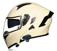 Letetexi Casco Modulare Moto Bluetooth Integrato Certificazione ECE Caschi Modulari Apribili Dual Visor Anti-Fog Caschi, Casco Moto Integrale Full Face Freddo per Uomini Donne M~XXL