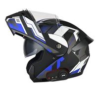 Letetexi Casco Modulare Moto Bluetooth Integrato Certificazione ECE Caschi Modulari Apribili Dual Visor Anti-Fog Caschi, Casco Moto Integrale Full Face Freddo per Uomini Donne 57~64cm