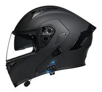 Letetexi Casco Modulare Moto Bluetooth Integrato Certificazione ECE Caschi Modulari Apribili Dual Visor Anti-Fog Caschi, Casco Moto Integrale Full Face Freddo per Uomini Donne M~XXL