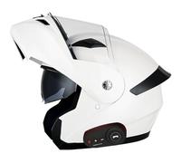 Letetexi Casco Modulare Moto Bluetooth Integrato Certificazione ECE Caschi Modulari Apribili Dual Visor Anti-Fog Caschi, Casco Moto Integrale Full Face Freddo per Uomini Donne 57~64cm