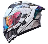 Letetexi Casco Moto Modulare Apribile Integrato Bluetooth Slot Integrale Flip Up Doppia Visiera Caschi Motocross Modulari Street Bike Omologato DOT ECE per Uomo Donne Casco Modulare Scooter