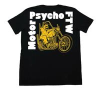 Lethal Threat Down N Out Motor Psycho Reaper Maglietta Da Biker