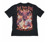 Lethal Threat Vendere Il Anima Diavolo Contratto Moto Bikers T Camicia LT20891