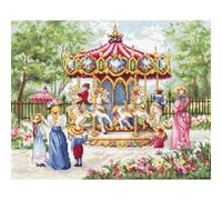 LetiStitch LETI979 - Kit per ricamo a punto croce - Cavalli magici