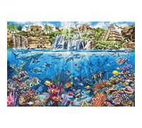 Letistitch Set per punto croce "L'isola dei pirati", schema per il conteggio, 48