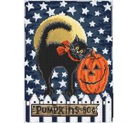 Letistitch Set per punto croce "Non essere un gatto spaventato", schema per il