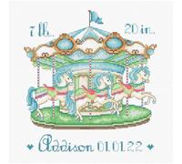 Letistitch Set punto croce per bambini, carosello