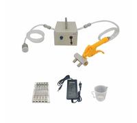 LeTkingok AC 100-240V Pompa di Iniezione Salina Elettrica, Carne Decapaggio Macchina Carne Marinata Siringa Carne Processor Salina Condimento Iniettore (Set 2)