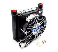 LeTkingok AJ0510T-CA Raffreddatore D'aria Idraulico in Lega di Alluminio, Flusso 3Mpa 10L/min Piccolo Radiatore Raffreddamento Olio Scambiatore di Calore Radiatore Olio Radiatore (AJ0510T-CA,AC 380V)