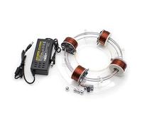 LeTkingok Ciclotrone Elettromagnetico, Acceleratore Circolare Fai-Da-Te a Quattro Bobine Attrezzatura per Esperimenti Scientifici Modello di Sussidi Didattici per La Fisica