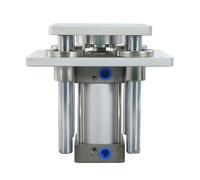 LeTkingok Cilindro a Quattro Colonne Guida con Controllo Della Velocità, Cilindro Pneumatico di Sollevamento e Traslazione Da 32MM per Piattaforme di Sollevamento (300S)