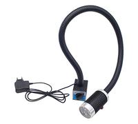 LeTkingok Luce Da Lavoro per Tornio a Led a Base Magnetica Forte - Luce per Macchine Utensili - Lampada per Tornio CNC - Lampada Da Tavolo Industriale 9W AC 100-240V