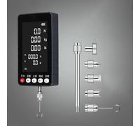 LeTkingok Misuratore di Forza Digitale Ad Alta Precisione da 2-1000N, Misuratore di Forza Portatile per Prove di Compressione Push Pull con Ampio Schermo a Colori (50N)
