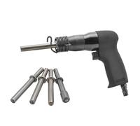 LeTkingok Pistola per Rivetti Pneumatica, Rivettatrice Ad Aria per Rivetti Semi-Tubolari/Solidi in Rame/Ferro/Alluminio, Segnaletica E Strumento per Rivettatura a Testa Svasata
