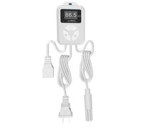 LeTkingok Regolatore di Umidità Intelligente con Microcomputer e Display Digitale da 2000 W, Interruttore di Controllo dell'Umidità Elettronico da 100-240 V