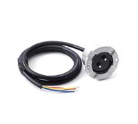 LeTkingok Sensore di Acqua DC12V 24V IP68, Monitoraggio Perdite D'acqua per Magazzini, Sale Macchine, Corridoi di Tubazioni Integrati (24V)