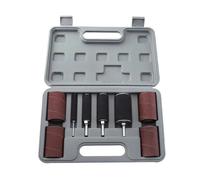 LeTkingok Set di Anelli e Alberi per Carta Vetrata, Nastro Abrasivo e Anello, Rimozione e Lucidatura della Ruggine dai Metalli, Accessori per la Levigatura del Legno