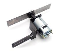 LeTkingok Set di Tosaerba DC 12V 24V DIY, Motore Ad Alta Coppia 775 Lama in Acciaio Al Manganese Strumenti Per La Falciatura Del Giardino Mini Strumento Per Il Taglio Dell'erba (24V)