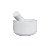 LeTkingok Set Mortaio e Pestello In PTFE, Ciotola da Macinazione da Laboratorio da 100mm, Resistente Alla Corrosione, Antiaderente, Ampio Intervallo di Temperatura