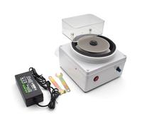 LeTkingok Smerigliatrice Piana Elettrica, Macchina per Affilare i Diamanti Raffreddata ad Acqua da 125 mm, Velocità Continua da 0 a 5000 giri/min per Coltelli/Pietre Preziose/Lapidario