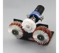 LeTkingok Spazzola Elettrica Completamente Automatica da 12V a Velocità Infinitamente Variabile, Per La Pulizia di Noci e Perle di Patina