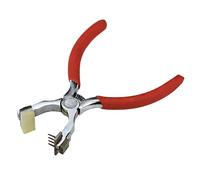 LeTkingok Strumento Perforatore per Cuoio, Pinza Diagonale Francese Silenziosa da 4 mm per Forare Cuoio Spesso, Strumento Fai da Te per la Lavorazione del Cuoio