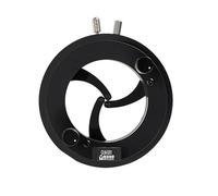 LeTkingok Supporto per Lente Coassiale Universale, Lente Rotonda Supporto Autocentrante a Diametro Variabile Supporto a Tre Artigli per Esperimenti Ottici (4-35mm)