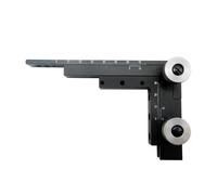 LeTkingok Tavolino Mobile per Microscopio in Lega di Alluminio con Scala Graduata e Slitta Micrometrica di Precisione Regolabile sugli Assi X/Y