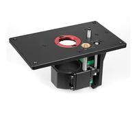 LeTkingok Tavolo Elevatore di Precisione per Fresatrice, Supporto per Fresatrice Invertito Micro Regolabile, Utensile per Rifilatura Dei Bordi, Incisione e Taglio di Scanalature