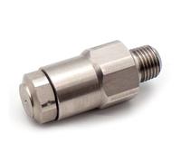 LeTkingok Ugello Atomizzatore a Bassa Pressione LNN in Acciaio Inossidabile 304, Spruzzatore Anti-intasamento per Nebulizzazione Microfine Connettore da 1/4 "con Filtro (1.9MM)