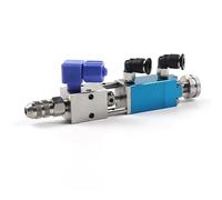 LeTkingok Valvola di Erogazione Pneumatica BF-21A, Erogatore di Colla a Perno in Acciaio Inossidabile con Flusso Regolabile