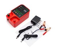 LeTkingok XSD-260B Elettrificatore per Recinzione Elettrica, Regolatore di Impulsi Ad Alta Tensione per Bestiame Allarme Ad Alto Decibel Display LCD Impermeabile per Tensione 10km