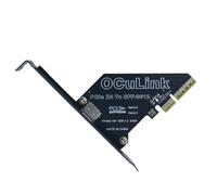 LetLinkSo Adattatore PCIe 4.0 x4 a Oculink SFF-8612 Scheda grafica esterna SFF-8611 per NVMe SSD, GPU, eGPU