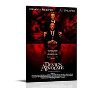 LETOOUY The Devil's Advocate Poster decorativo su tela, per soggiorno, camera da letto, decorazione da parete, per camera da letto, 30 x 45 cm
