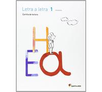 Letra a letra, 1 Educación Primaria. Cartilla de lectura