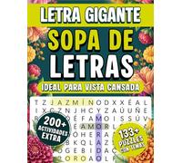 LETRA GIGANTE SOPA DE LETRAS: IDEAL PARA VISTA CANSADA