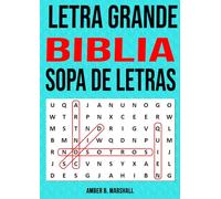 Letra Grande Biblia Sopa de Letras: 50 Rompecabezas Con Soluciones Completas