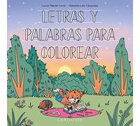 Letras y palabras para colorear
