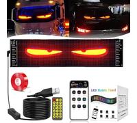 LETROBBV Colorful Eye Lamp Soft Screen for Car Windows,Programmable Flexible LED Waterproof Matrix Screen,DIY Car Dynamic LED Smart Colorful Eye Lamp Soft Screen with App Remote Control