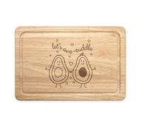 Let's Avocuddle Avocado Rettangolare Tagliere di Legno - Funny Valentines Giorno