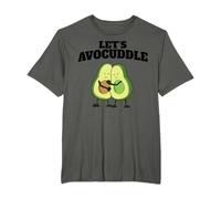 Let's Avocuddle funny Couple Let's Avocuddle Maglietta