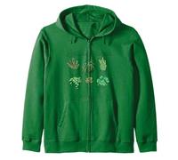 Let's Be Fronts, Divertente Meme di Frond Plant Friends Felpa con Cappuccio