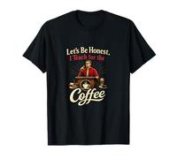 Let's Be Honest I Teach for The Coffee Teacher Design Maglietta