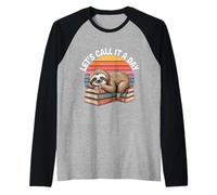 Let's Call It A Day Tired Office Worker Employee - Maglia con Maniche Raglan