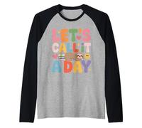 Let's Call It A Day Tired Office Worker Employee - Maglia con Maniche Raglan