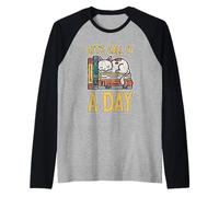 Let's Call It A Day Tired Office Worker Employee Maglia con Maniche Raglan