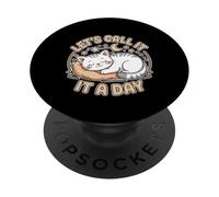 Let's Call It A Day Tired Office Worker Employee - PopSockets PopGrip Adesivo