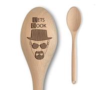 Lets Cook Design - Cucchiaio in legno ispirato alla rottura - iscrizione Lets Cook Walter - Regalo per uomini e donne - articolo non ufficiale per fan