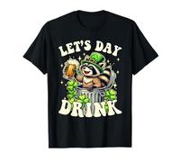 Lets Day Drink Vintage St Patrick's Day Donna Lucky Maglietta